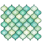 3D Peel and Stick Backsplash self Adhesive Arabesque Tiles in Moroccan for Home Décor | Kitchen
